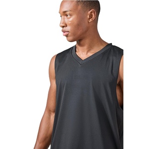 Nouveau design, vente chaude, débardeurs pour hommes en polyester/coton, coupe ajustée, style streetwear, écologiques, respirants, personnalisables, unis - Product Image 6