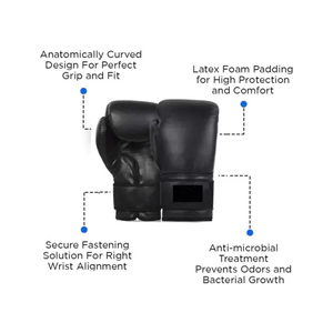 Gants de boxe professionnels pour adultes, entraînement de compétition, gants de combat gagnants en PU, gants de boxe professionnels imprimés sur mesure fabriqués au Pakistan - Product Image 5