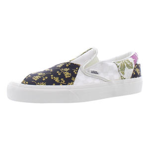 Zapatos Vans Classic Slip On Unisex Estilo Caminata Color Patchwork/Blanco |   100% Auténtico - Product Image 1