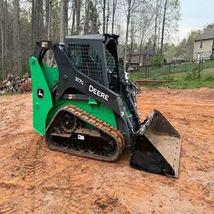 Nueva alta calidad Jhn Derre Diesel Skid Steer Loader Yanmar Engine PLC Bomba de cojinete de cargador frontal 0,4 M Capacidad del cubo 1,5 año - Product Image 1