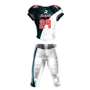 Latest <b>Design</b> Adult American Football Uniform Breathable Polyester Material Customized <b>Designs</b> & OEM <b>Service</b> Wholesale Price - Product Image 1