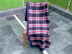 Panchwati ผ้าห่มขนสัตว์ลายขวาง150x220ซม. 2.8กก. ผ้าขนสัตว์70% เทคนิคทอ - Product Image 3