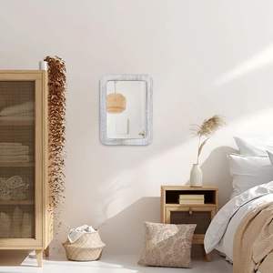 Miroir cosmétique de montage de table à cadre métallique avec grossissement de miroir de haute qualité avec tailles 12x4x16 pouces - Product Image 3