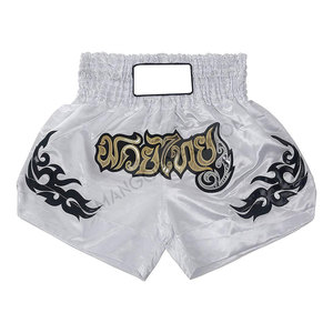 High Grade Unisex Muay Thai MMA Boxing Kickboxing <b>Shorts</b> Premium Martial Arts Training Wear Front Custom Printing Embroidered - Product Image 1