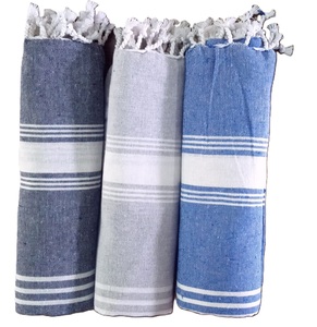 Fouta paréo châle personnalisable tailles hiver spécialité exportation de Mumbai emballé en Inde écharpe traditionnelle 100% coton - Product Image 6