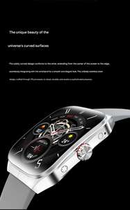 Montre connectée HK80 avec appels Bluetooth, écran AMOLED, fonctions multisports, fréquence cardiaque et oxygénation sanguine. - Product Image 4