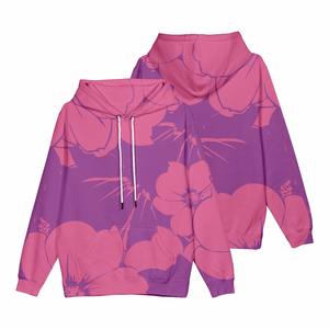 Sudadera suave con estampado personalizado de fabricante para mujer, sudaderas con capucha informales cómodas, bolsillo de longitud corta para la temporada de otoño - Product Image 3
