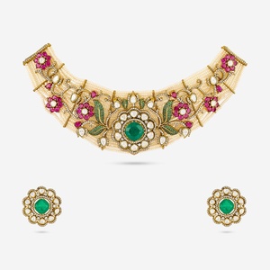 Kundan Wedding <b>Necklace</b> Elegant & Dazzling - Product Image 1