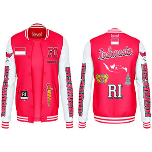 OEM Custom Canvas Stand Collar High Quality Vintage Winter Unisex Baseball Varsity <b>Jacket</b> - Product Image 3