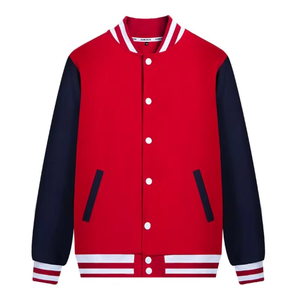 Vestes Letterman de baseball personnalisables OEM pour hommes avec broderie en chenille Veste universitaire personnalisée avec logo - Product Image 6