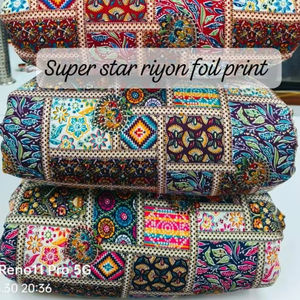 Tissu de rayonne écologique pour robes et jupes de filles Textiles de maison Confortable et élégant avec une sensation douce Tissé fin Style uni à pois - Product Image 3