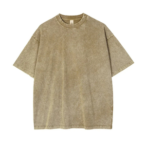 T-shirt 100% coton avec impression de logo personnalisé, coupe classique de haute qualité, matière polyester/coton pour homme, séchage rapide et respirant - Product Image 1