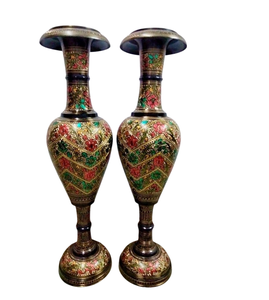 Maceta de latón Estilo vintage Florero de mesa decorativo Tamaño personalizado Piso Decoración del hogar para la decoración del hogar - Product Image 4