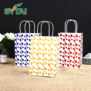 Túi Giấy Gói Kích Thước Tùy Chỉnh Cấp Thực Phẩm 80/100/120/150gsm Có Tay Cầm Túi Giấy Kraft Có In - Product Image 5