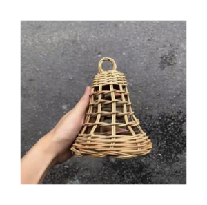 Vietnam exportando artículos de Navidad decoración casa ratán seta colgante juguetes campana Festival con buen precio - Product Image 4