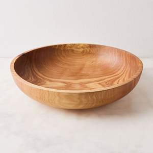 CASUAL PERFECTO VERSÁTIL ARTESANÍA Tazón de masa de madera Hecho a mano para frutas o ensaladas Vintage Casa de campo rústica de alta calidad - Product Image 6