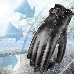 Private Label Personnalisé Votre Propre Logo Bon Matériel Gants En Cuir Gants En Cuir Respirant - Product Image 4