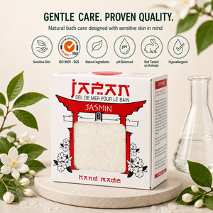 Sel de Bain au Lait Inspiré de Cléopâtre du Japon, au Sel Marin Naturel, Lait et Amidon de Maïs, Bain Spa Hydratant de Luxe pour - Product Image 4