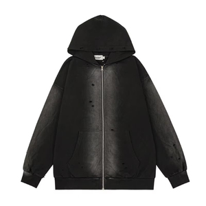 Sudadera con Capucha Cálida de Invierno 100% Algodón Fleece Digital Ecológica Transpirable Diseñada para Brindar Comodidad, Suavidad y Durabilidad para Hombre - Product Image 1