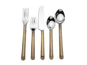 Modern Design Made in India Knife <b>Fork</b> <b>Spoon</b> Gold Dinnerware <b>Set</b> Stainless Steel Royal Cutlery <b>Set</b> for Restaurant Hotel Usage - Product Image 5