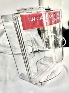 Suministro de fábrica Alarma contra incendios Sistema de detección de incendios Vidrio roto Cubierta de punto de llamada manual Cubierta MCP de India - Product Image 5