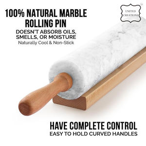 High Quality Marble <b>Rolling</b> <b>Pin</b> With Wooden Handle 18 Inch Stone Marble <b>Rolling</b> <b>Pin</b> With Wooden Handle - Product Image 3
