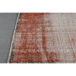 Alfombra turca Vintage de 5,4x8,5 pies, diseño de retazos de lana rojo y Beige, área grande, pasillo rectangular para dormitorio, sala de estar, látex - Product Image 4
