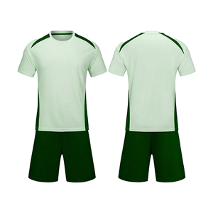 Men's White Blue Soccer Jersey Set Short Sleeve Crew Neck Moisture Wicking Polyester <b>Athletic</b> Fit All Seasons Adult Apparel - Product Image 5