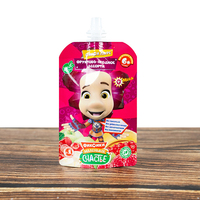 8oz 100 sachets de stockage de lait maternel PE congélateur autoportant sacs en plastique alimentaire bec verseur facile 100% eau minérale