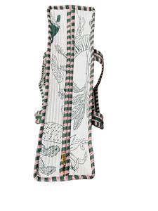 Handmade Women's <b>Large</b> <b>Shoulder</b> Tote <b>Bag</b> Handblock Printed Cotton Quilted <b>with</b> Zipper Floral Print - Product Image 4