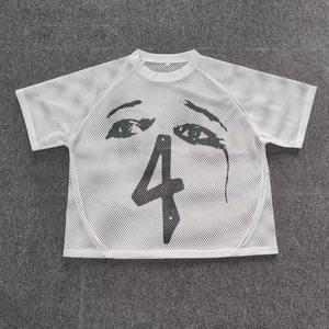 Alta calidad logotipo personalizado correr hombres ropa deportiva algodón ácido lavado de gran tamaño Fitness entrenamiento gimnasio camisetas para hombres Stock - Product Image 6