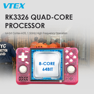 4.0 นิ้วคอนโซลเกมมือถือ RK3326 CPU 2.4G WIFI ประเภท C OTG 4000mAh มินิเกมเครื่องเล่นเกมอุปกรณ์วิดีโอเกมคอนโซล - Product Image 2