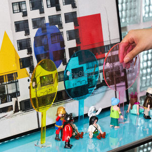 Accessoire photo personnalisé en acrylique pailleté, logo personnalisé, accessoire photo en plastique transparent décoratif, vente en gros - Product Image 3