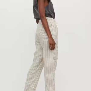 Logotipo personalizado Hombres Mujeres Pantalones de chándal Pantalones de algodón de impresión Pantalones de chándal de pierna ancha de cintura alta Precio al por mayor - Product Image 3