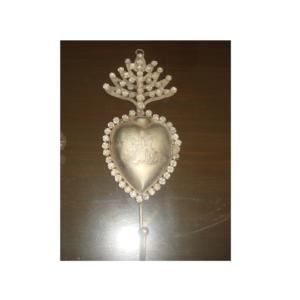 Great Decorated Crystal Glass Pearl Milagros Ornamental Jewelry Rhinestone Flaming <b>Pendant</b> <b>Locket</b> - Product Image 5