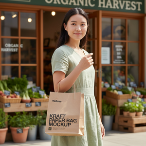 ถุงกระดาษคราฟท์เป็นมิตรต่อสิ่งแวดล้อมส่วนบุคคลจากเวียดนามผู้ผลิตบรรจุภัณฑ์ของขวัญขายปลีกช้อปปิ้งแบรนด์ - Product Image 6