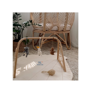 <b>Best</b> Price <b>Newborn</b> Baby Accessories <b>Best</b> Selling Rattan Furniture Items Kids Room Play <b>Gym</b> <b>Activity</b> With Hanging Toys Set - Product Image 4