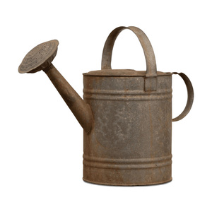 กระบอกน้ำรดต้นไม้สีน้ำตาลโลหะ งานแฮนด์เมด รูปทรงกลม คุณภาพดี ผลิตจากเหล็ก สำหรับใช้งานกลางแจ้ง ลดราคาพิเศษ - Product Image 2