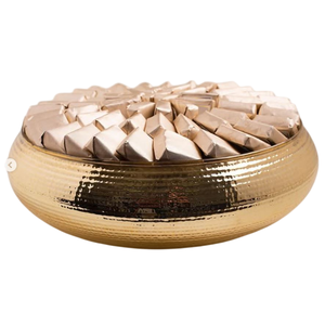 Cuenco para servir de Chocolate hecho a mano de último diseño, cuenco de Chocolate de Metal plateado de calidad Superior, postres, dulces, platos para servir - Product Image 5