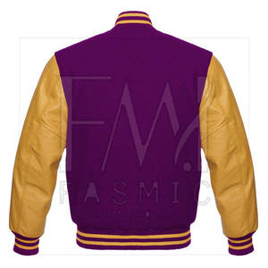 2025 chaqueta en blanco al por mayor con poliéster/tela de algodón hombres Letterman Varsity chaquetas para personalizar su propio logotipo de marca - Product Image 6