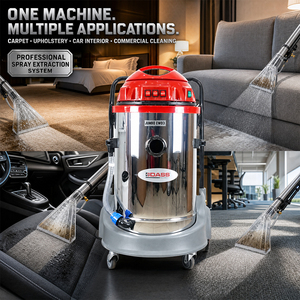 Nueva Máquina Eléctrica Manual Industrial de Acero Inoxidable para Lavar Alfombras, Limpiar Tapicería de Sofás, Extractor de Limpieza en Húmedo y Seco, Aspiradora - Product Image 6