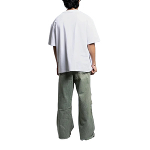 Premium Eco-Friendly Oversized Men Printed T-Shirt Street Style <b>Graphic</b> <b>Tee</b> Loose Baggy Fit 100% Cotton Jersey Quick Dry Summer - Product Image 6