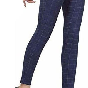 กางเกงเลกกิ้งแฟชั่นดีไซน์ใหม่สำหรับผู้หญิงกางเกงยืดเอวกลางพิมพ์ลายทางสีชมพูสำหรับใส่ออกกำลังกายเล่นฟิตเนส - Product Image 6