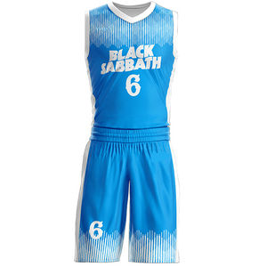 Ensemble maillot et short de basket-ball conçu sur mesure, service OEM populaire, grande taille, caractéristique du produit le plus populaire, uniforme de basket-ball - Product Image 5