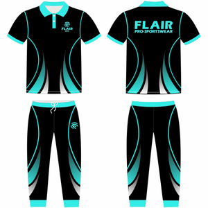 Kit d'uniforme de cricket court imprimé personnalisé de haute qualité pour hommes en polyester/coton, respirant et anti-humidité - Product Image 6