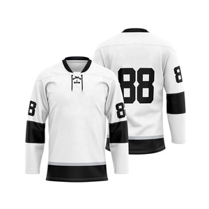 Maillots de hockey sublimés OEM avec logo personnalisé uniformes de hockey sur glace maillots de hockey personnalisés de sublimation bon marché pour adultes - Product Image 5