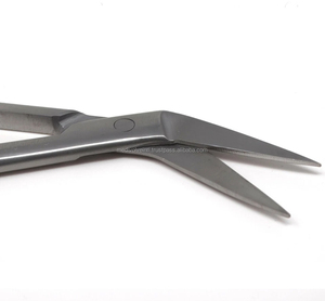 Tijeras Quirúrgicas Manuales Anguladas de 4.5 Pulgadas para Iris y Goma, Grado Hospitalario, Acero Inoxidable, Proveedor Mayorista OEM ODM - Product Image 5