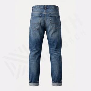 Pantalones Vaqueros de Mezclilla para Hombre 2025, Pantalones Ajustados, Vaqueros Ajustados para Hombre, Venta al por Mayor de Fábrica, Transpirables, Rectos, Servicio OEM - Product Image 2