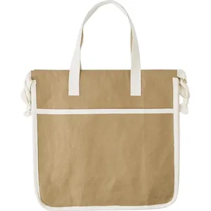 Borsa per la spesa personalizzata in carta kraft per merchandising, borse promozionali in carta di alta qualità - Product Image 2