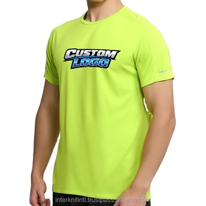 Camisetas Deportivas para Hombre, 100% Poliéster, Corte Ajustado, Alta Elasticidad, Reflectantes, para Correr - Product Image 2